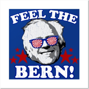 Feel the BERN! (vintage distressed look) Posters and Art